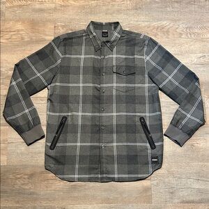 Oakley Factory Pilot Button Up Long Sleeve Flannel Size Large